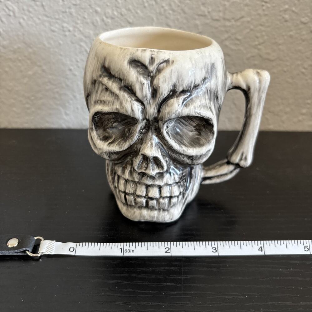 Takito Skull Head Ceramic Shaped Coffee Mug
